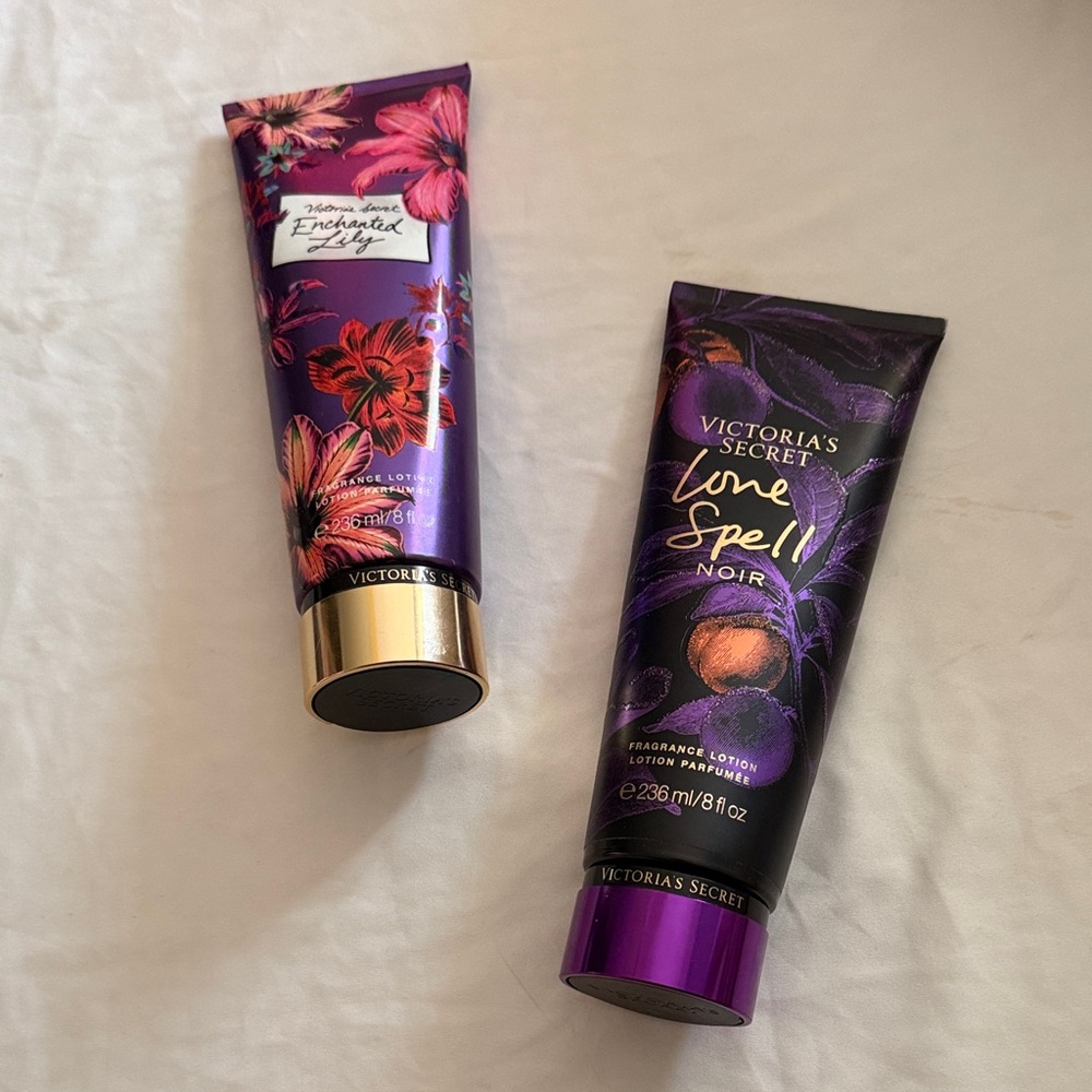 Victoria's Secret Purple Floral & Noir Fragrance Lotions